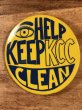 Help Keep KCC Cleanのヴィンテージ缶バッチ