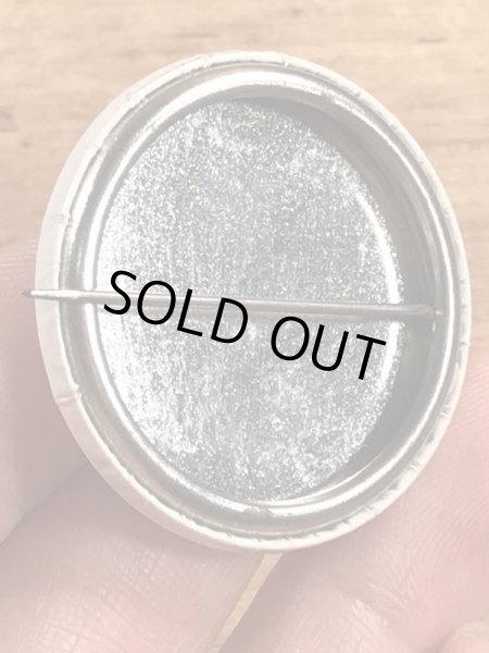 Ⅺ-XV Ⅻのローマ数字が書かれたヴィンテージ缶バッチ