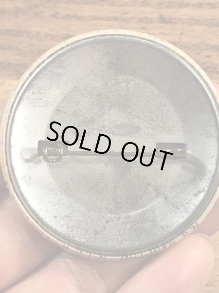 I'm Going To Be A “Genius” Somedayのメッセージが書かれたヴィンテージ缶バッチ