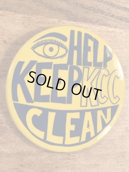 ケントクリーンキャンペーンのビンテージ缶バッジ