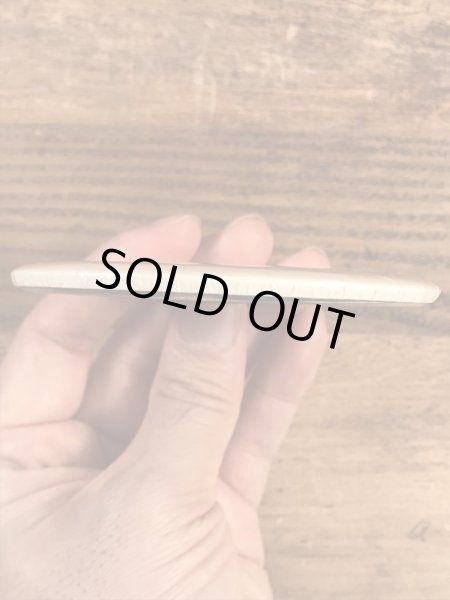 I Was Born To Raise Hellのメッセージが書かれたビンテージ缶バッジ