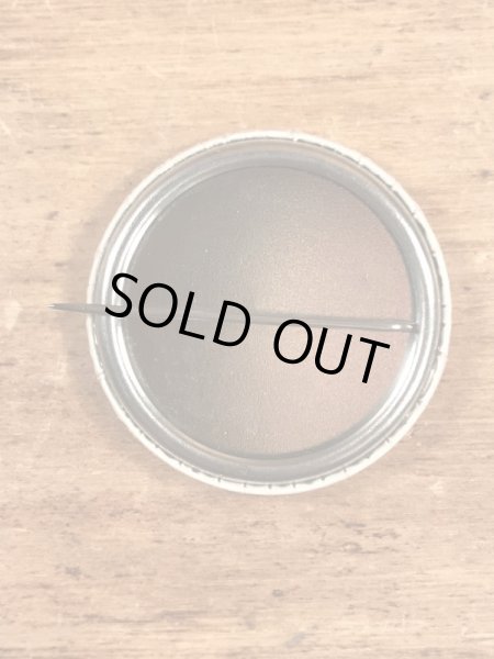 Ⅺ-XV Ⅻのローマ数字が書かれたヴィンテージ缶バッチ