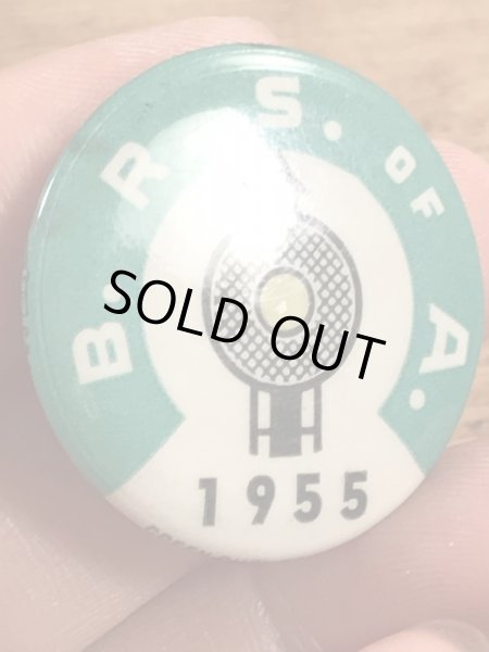 アメリカの労働組合のビンテージ缶バッジ