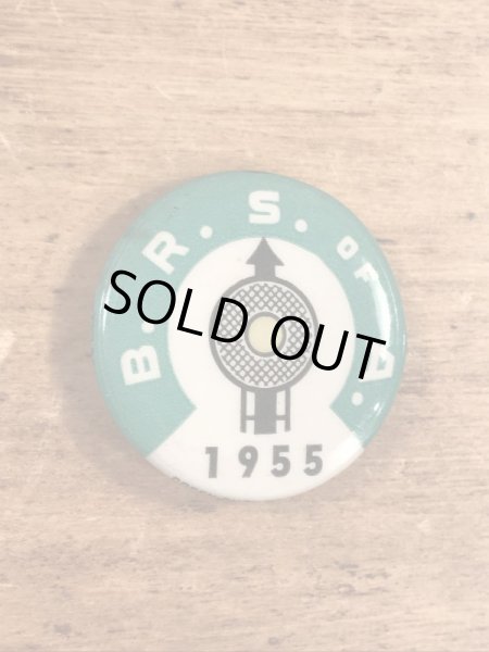 アメリカの労働組合のビンテージ缶バッジ