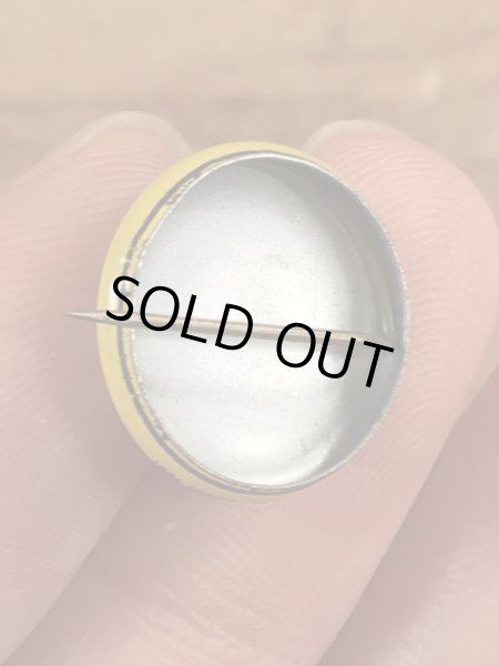 スマイルの顔が描かれたビンテージ缶バッジ