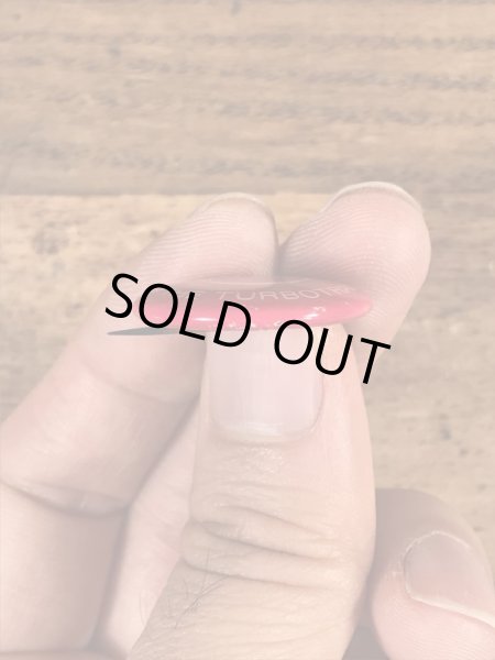 スマイルフェイスの企業物のヴィンテージ缶バッチ