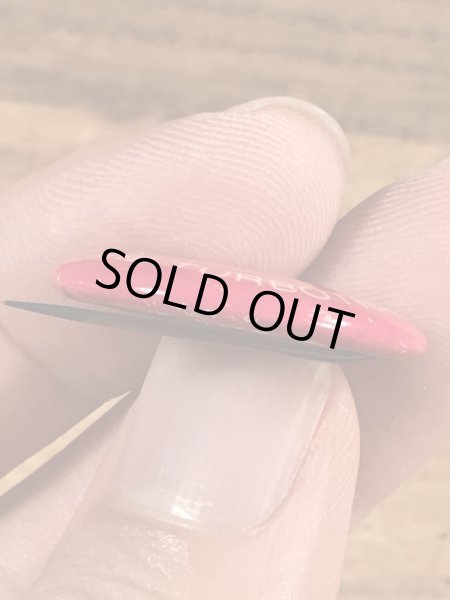 スマイルフェイスの企業物のヴィンテージ缶バッチ