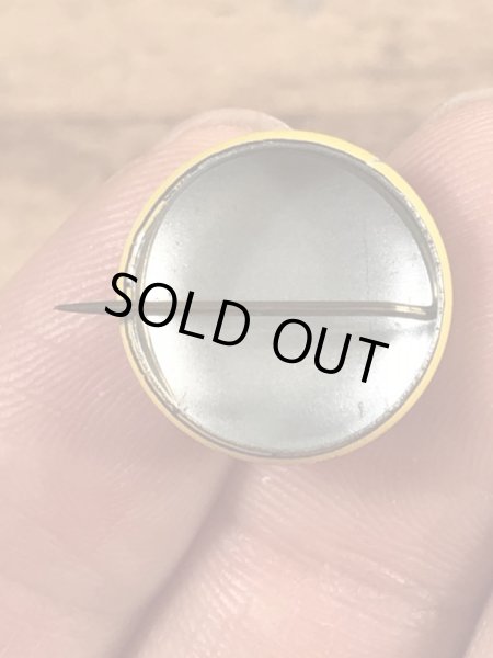 スマイルの顔が描かれたビンテージ缶バッジ