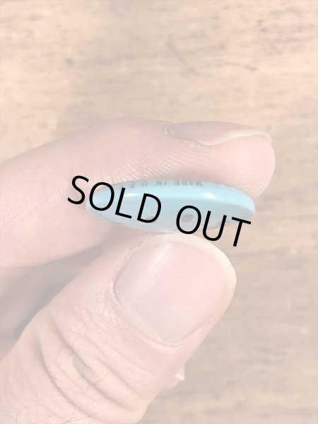 スマイルフェイスのブリキ製のヴィンテージ缶バッチ