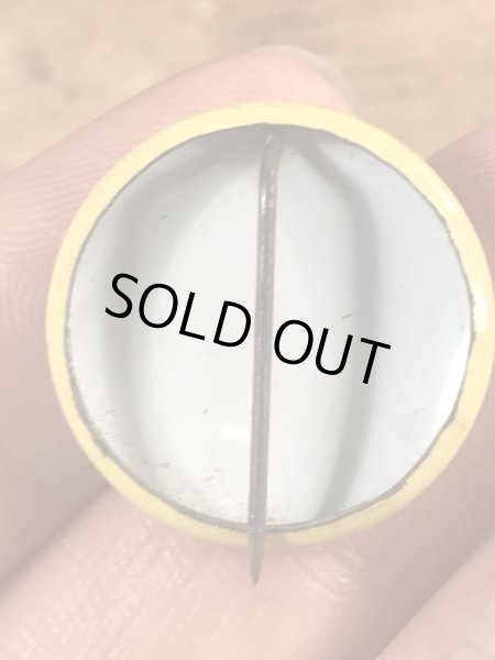 アドバタイジング物のスマイルフェイスのヴィンテージ缶バッチ