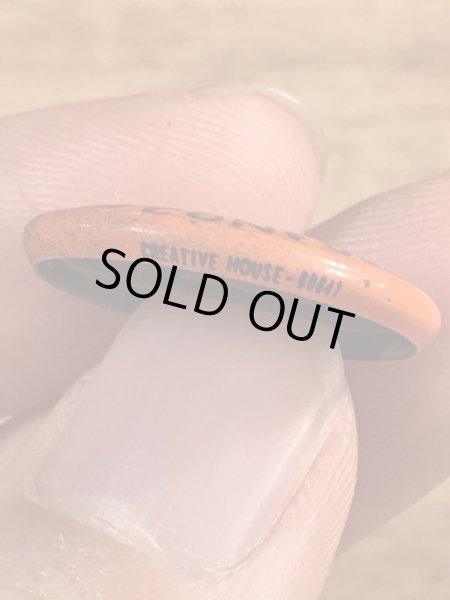 I'm Confusedのフェイスが描かれたヴィンテージ缶バッチ