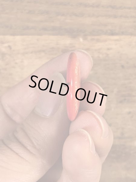 スマイルの顔とメッセージが書かれたビンテージ缶バッジ