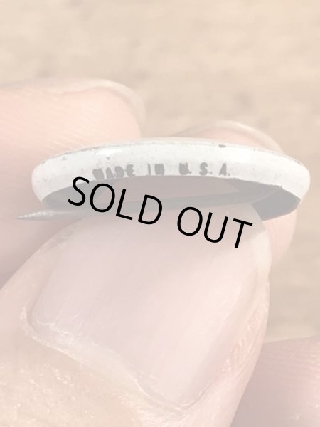 スマイルの顔が描かれたビンテージ缶バッジ