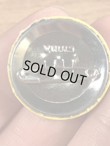 スマイルフェイスのヴィンテージ缶バッチ