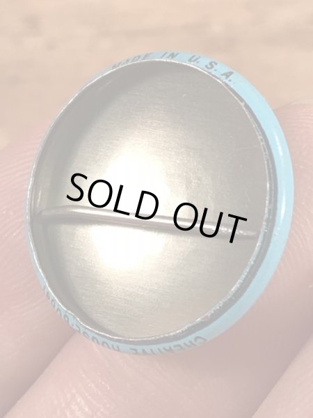 スマイルの顔が描かれたビンテージ缶バッジ