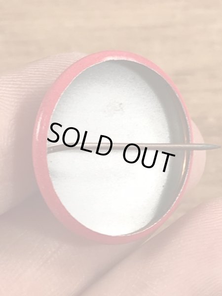 スマイルの顔とメッセージが書かれたヴィンテージ缶バッチ