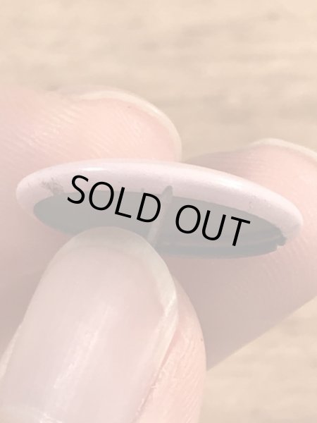 Creative House社製のスマイルフェイスのヴィンテージ缶バッチ