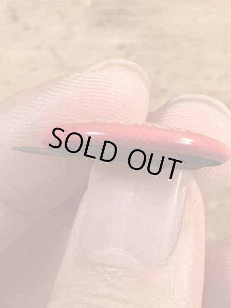 スマイルの顔とメッセージが書かれたヴィンテージ缶バッチ