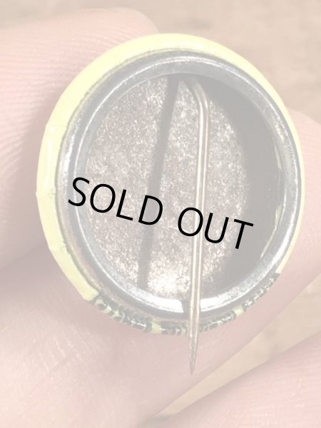 70年代頃のスマイルフェイスのヴィンテージ缶バッチ