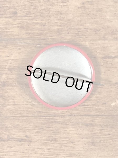 スマイルの顔とメッセージが書かれたヴィンテージ缶バッチ