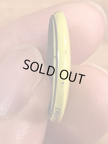 Creative House社製のスマイルフェイスのヴィンテージ缶バッチ