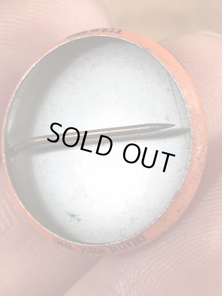 I'm Confusedの顔が描かれたビンテージ缶バッジ