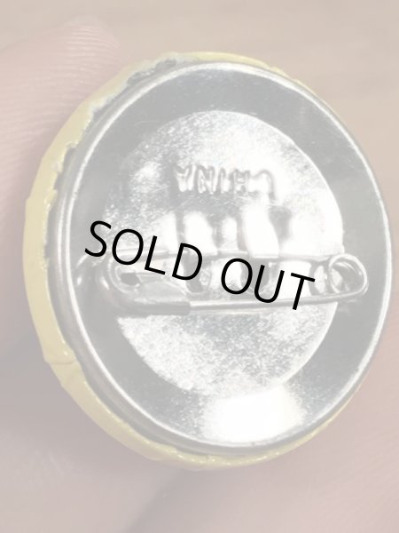 スマイルフェイスのヴィンテージ缶バッチ