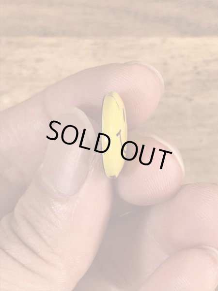 スマイルの顔が描かれたビンテージ缶バッジ