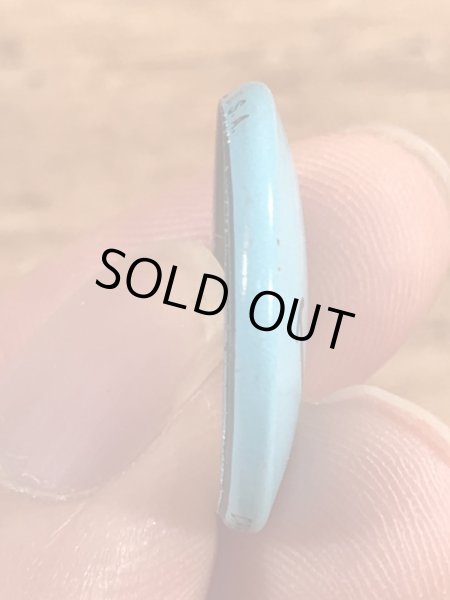 スマイルフェイスのブリキ製のヴィンテージ缶バッチ