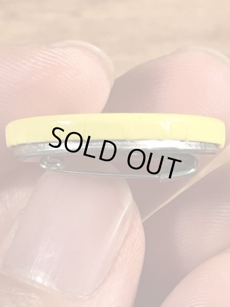 スマイルフェイスのヴィンテージ缶バッチ