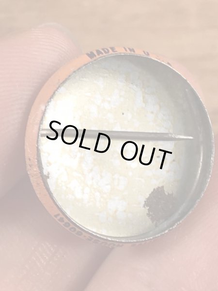 Creative House社製のスマイルフェイスのヴィンテージ缶バッチ