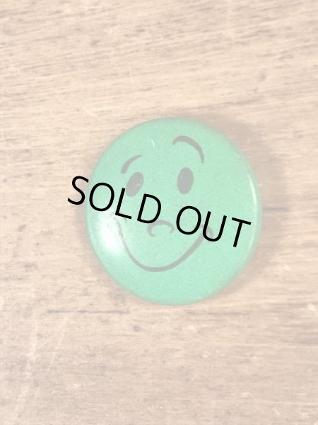 Creative House社製のスマイルフェイスのヴィンテージ缶バッチ
