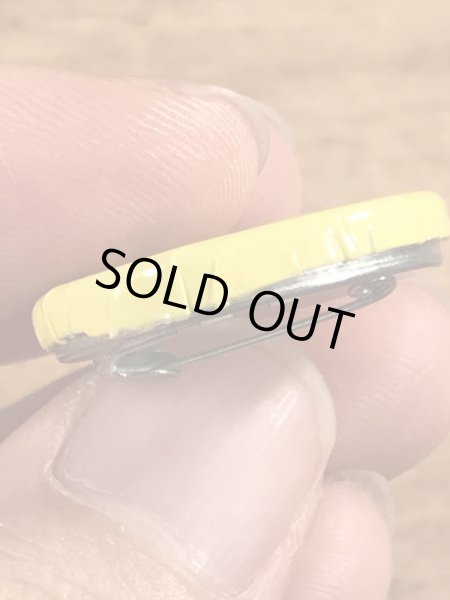 スマイルの顔が描かれたビンテージ缶バッジ