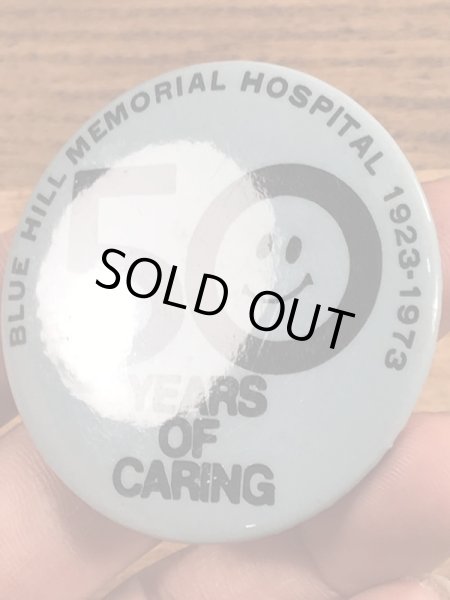 企業物のスマイルのヴィンテージ缶バッチ