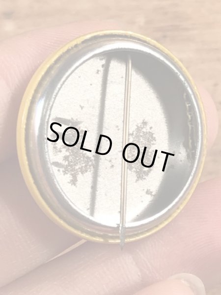 70年代〜頃のスマイルフェイスのヴィンテージ缶バッチ