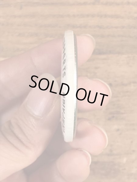 70年代〜頃の信用組合のスマイルのビンテージ缶バッジ