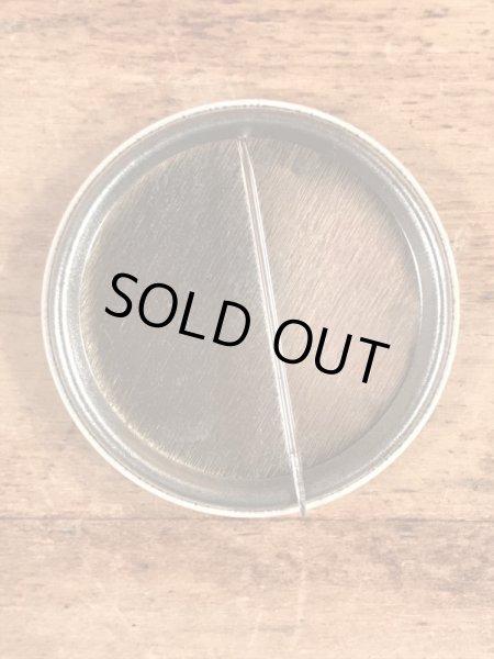 70年代〜頃の信用組合のスマイルフェイスのヴィンテージ缶バッチ