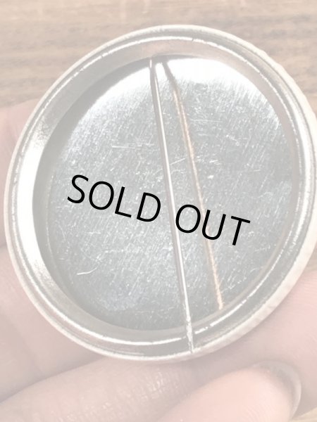 70年代〜頃の信用組合のスマイルのビンテージ缶バッジ