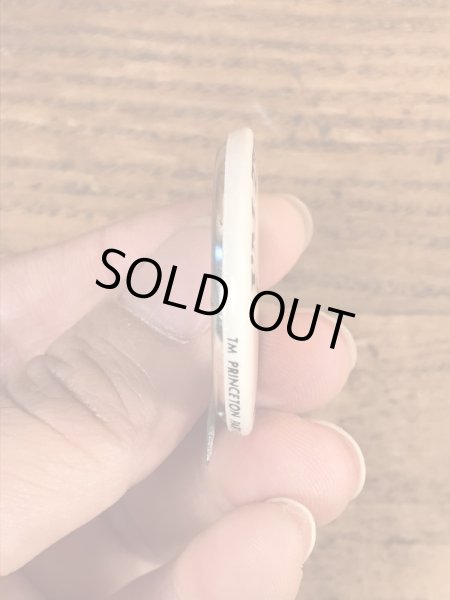 70年代頃のスマイルの指紋が描かれたビンテージ缶バッジ