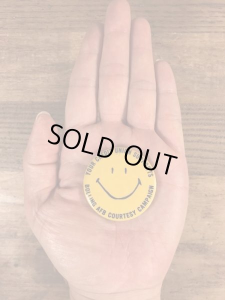 70年代〜頃のスマイルのビンテージ缶バッジ