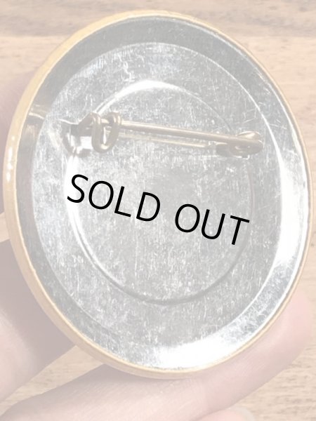 80年代頃のアドバタイジング物のヴィンテージ缶バッチ