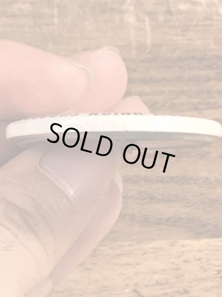 70年代〜頃の信用組合のスマイルのビンテージ缶バッジ