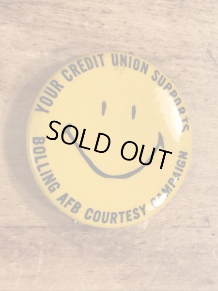 70年代〜頃のスマイルのビンテージ缶バッジ