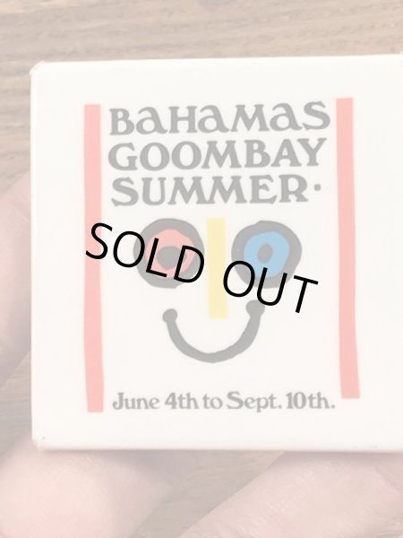 70年代頃のイベントのスマイルが描かれたビンテージ缶バッジ