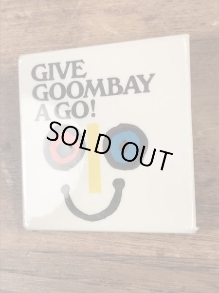 70年代頃のイベントのスマイルフェイスが描かれたヴィンテージ缶バッチ