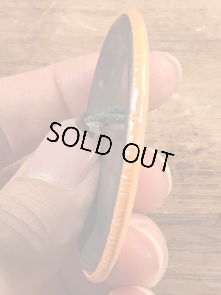 70年代〜頃のシットの顔が描かれたヴィンテージ缶バッチ