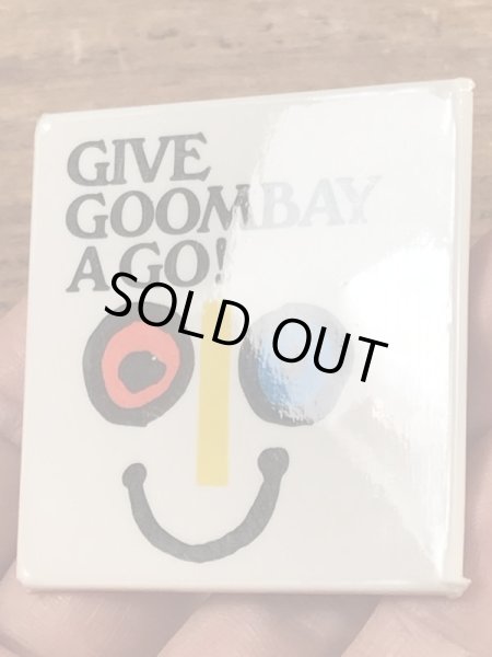 70年代頃のイベントのスマイルフェイスが描かれたヴィンテージ缶バッチ