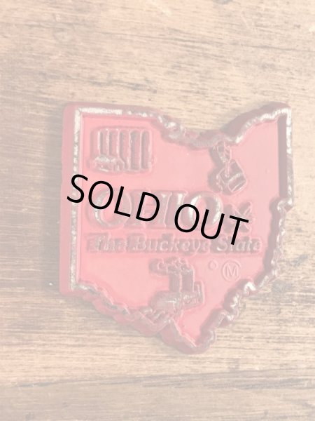 80年代頃のオハイオ州のビンテージマグネット