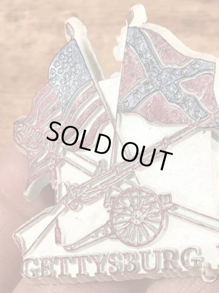 80年代頃のペンシルベニア州の町ゲティスバーグのビンテージマグネット