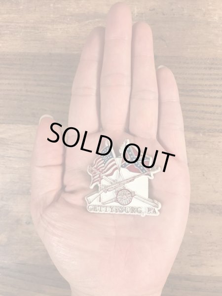 80年代頃のペンシルベニア州の町ゲティスバーグのビンテージマグネット